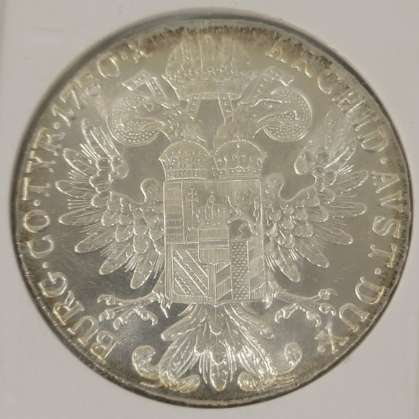 1780 MARIA THERESA THALER SILVER COIN