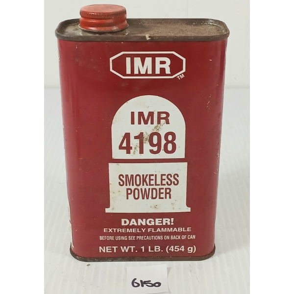 POWDER: IMR 4198 SMOKELESS POWDER - 1LB 