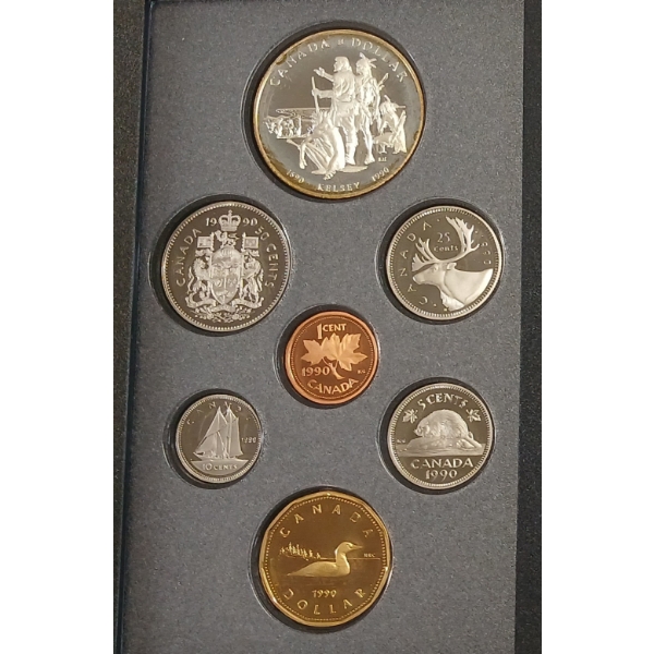 RCM 1990 DOUBLE DOLLAR PROOF SET