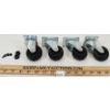 LOT OF 4 - SWIVEL WHEELS ON CASTERS