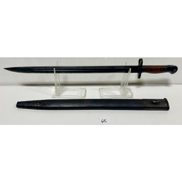 LEE ENFIELD NO. 1 MK. 3 (?) BAYONET WITH SCABBARD