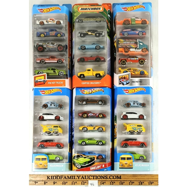 LOT OF 6 - HOTWHEELS & MATCHBOX - VOLKSWAGEN, HW METRO, COFFEE CRUISERS, ETC