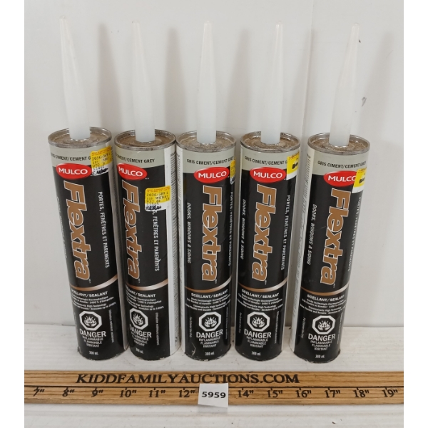 LOT OF 5 - MULCO SEALANTS