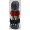 Image 8 : "FIGURE W/ BEAD WORK" BY ALICE AKAMAK (PRS CDN ARTIST) - STONE & BEADS