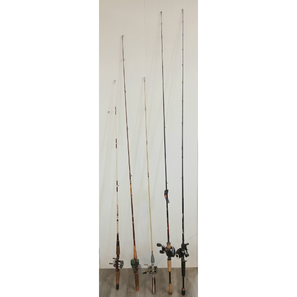 LOT OF 5 - FISHING POLES - INCL RAPALA & ACCURIST