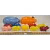 Image 2 : LOT OF 12 - WESTLAND PLASTIC PIGGY BANKS - INCL BOSTON UNIVERSITY ALUMNI, CRESTAR, ETC