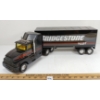 Image 1 : NYLINT PLASTIC & DIECAST BRIDGESTONE TRUCK & TRAILER
