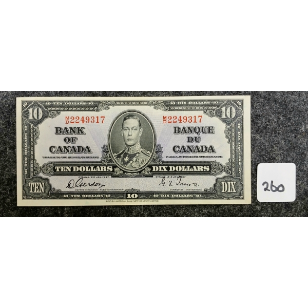 1937 CDN $10 BANKNOTE