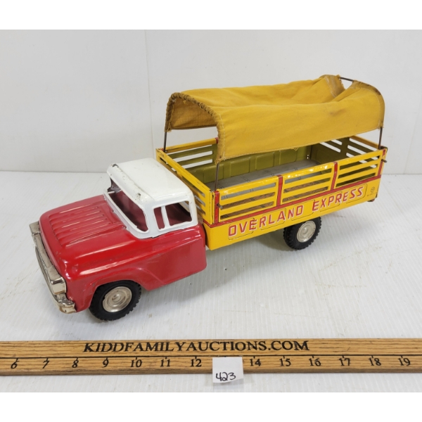 LINEMAR TOYS TIN OVERLAND EXPRESS TRUCK