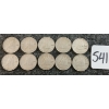 Image 1 : LOT OF 10 - 1952 CDN 10 CENT COINS