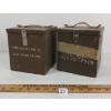Image 1 : LOT OF 2 - WWII CDN SPARE VALVE CASES W/ VALVES