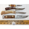 Image 2 : LOT OF 4 - OLD-TIMER & ANTLER HANDLE HUNTING KNIVES