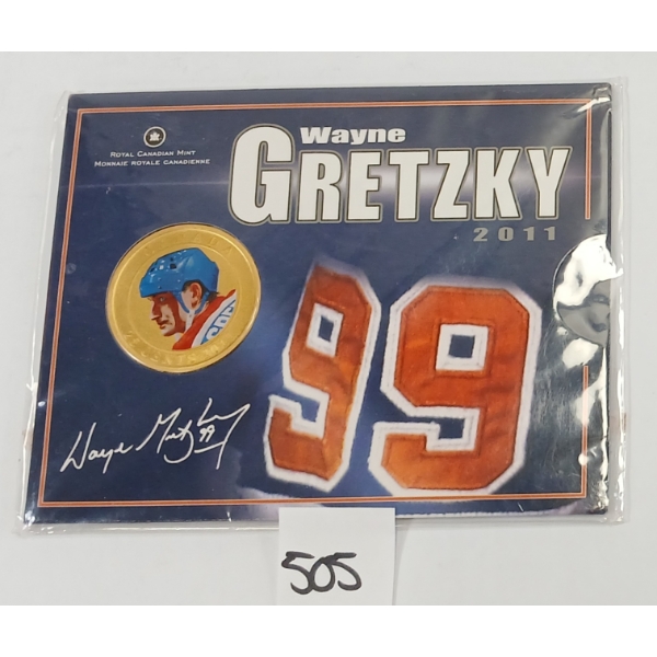 2011 RCM 25 CENT COIN - WAYNE GRETZKY