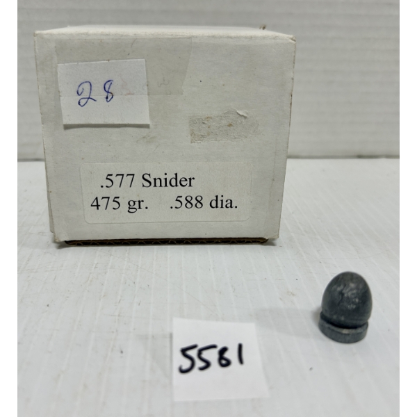 BULLETS: 28X .588IN 475GR. 