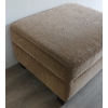 Image 5 : HONEY BEIGE UPHOLSTERED OTTOMAN