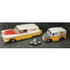 Image 1 : LOT OF 2 - ERTL & JOHNNY LIGHTENING DIECAST MODELS - BORDEN'S DAIRY & COCA-COLA