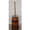Image 3 : REPURPOSED BUTTER CHURN SIDE TABLE