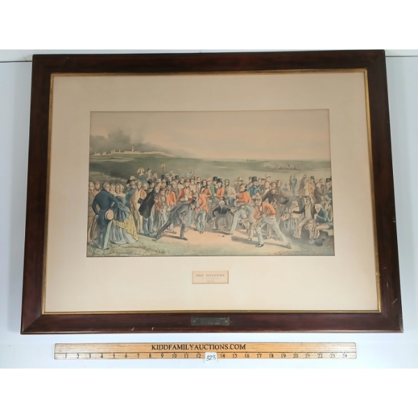 1847 THE GOLFERS ST ANDREWS - FRAMED PRINT