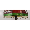 Image 6 : STAINED GLASS COCA-COLA TABLE LAMP