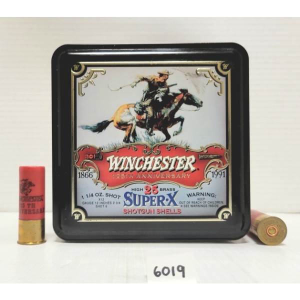 AMMO: 25X WINCHESTER 12 GA 2-3/4 IN 1-1/4 OZ NO 6 SHOT