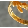 Image 3 : GOLD PLATED TIGER'S EYE RING