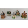 Image 2 : JOB LOT - HOLIDAY COLLECTIONS PORCELAIN HOMES & ACCESSORIES - INCL RESTAURANT, SCHOOL, ETC