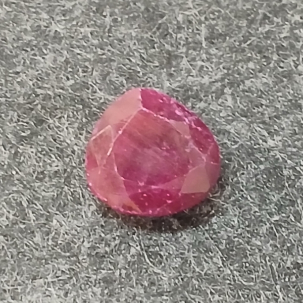 NATURAL RUBY - PEAR CUT