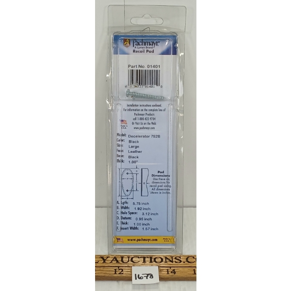 PACHMAYR DECELERATOR 1IN RECOIL PAD