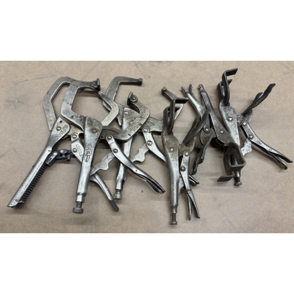 LOT OF 6 MISC CLAMPS
