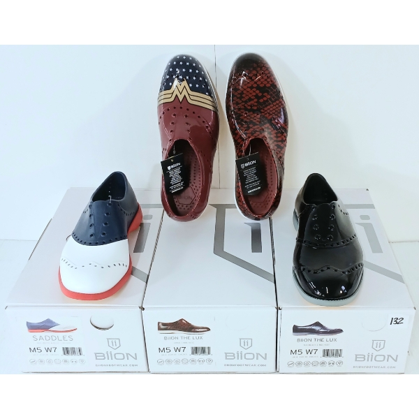 LOT OF 4 - BIION SHOES - FT THE LUX, SADDLES & DC STYLES