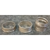Image 3 : LOT OF 3 - STERLING SILVER RINGS