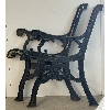 Image 3 : PAIR OF CAST IRON BENCH ENDS