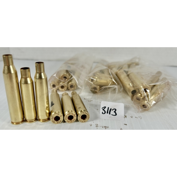 BRASS: JOB LOT MEDIUM RIFLE BRASS