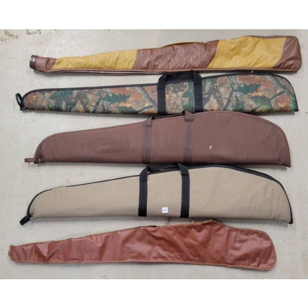 LOT OF 5 - SOFT GUN CASES - INCL ALLEN