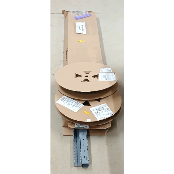 LOT OF 9 - PANDUCT NARROW WIRING DUCT & HEAT SHRINKABLE POLYOLEFIN TUBING - AS NEW