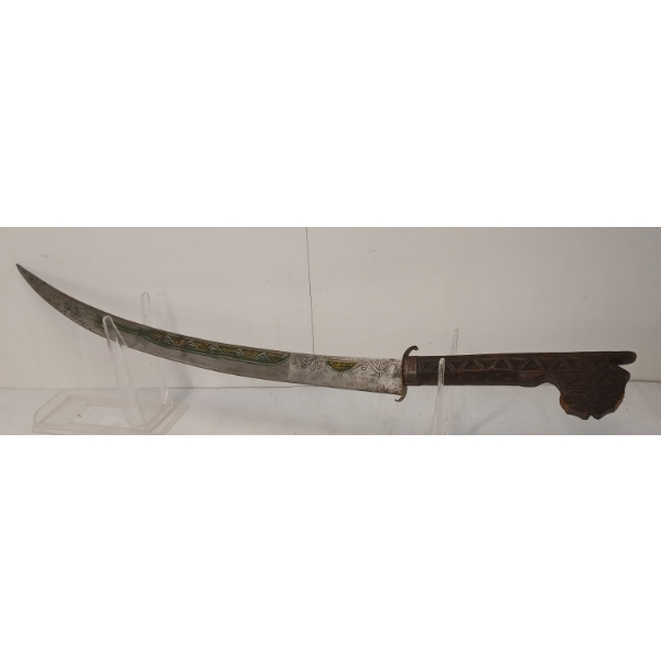 NORTH AFRICAN NIMCHA SWORD W/ SCABBARD