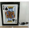 Image 3 : KING OF HEARTS CARD LIGHT UP WALL MOUNT 