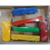 Image 2 : LOT OF 2 - AUBURN TOYS RUBBER DUMP TRUCK & NOSCO MECHANICAL TRAIN