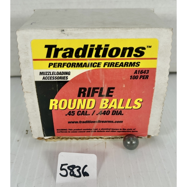 BULLETS: APPROX 90X .45 CAL LEAD ROUND BALLS