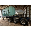 Image 2 : 2000 TEMISKO FLATBED TRAILER W/ 4800 GAL POLY TANK 