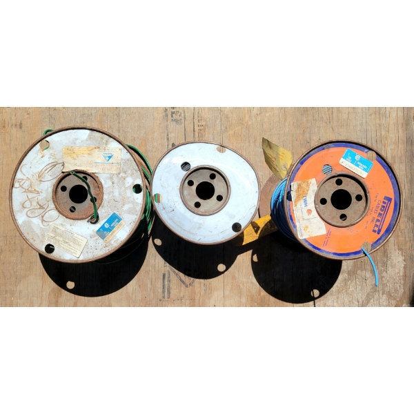 LOT OF 3 - WIRE SPOOLS 