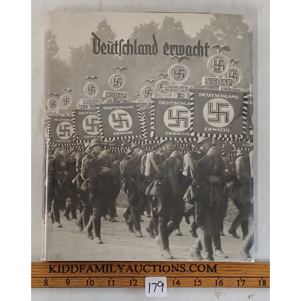 1933 "DEUTSCHLAND ERWACHT" NAZI PROPAGANDA BOOK