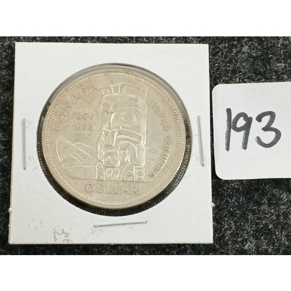 1958 CDN SILVER DOLLAR