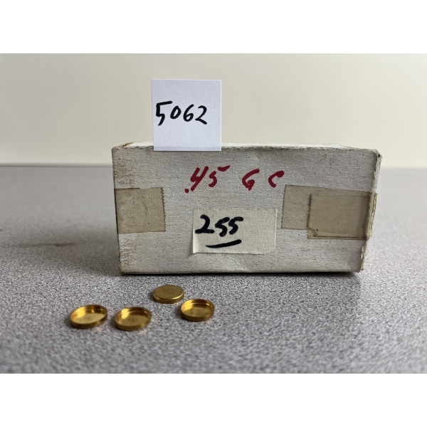BULLETS: 255X .45 GAS CHECKS 