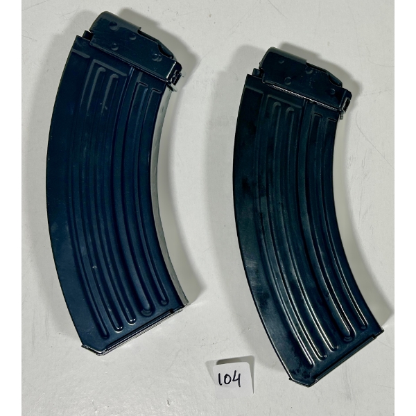 LOT OF 2 - VZ 58 5/30 MAGAZINES 7.62X39 MM - PAL REQD
