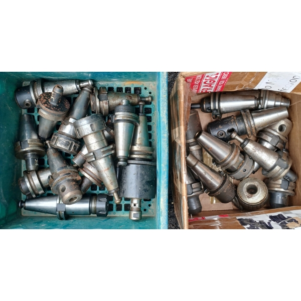 QTY OF CAT40 COLLET CHUCKS