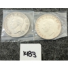 Image 2 : LOT OF 2 - 1939 CDN SILVER DOLLARS - PARLIAMENT 