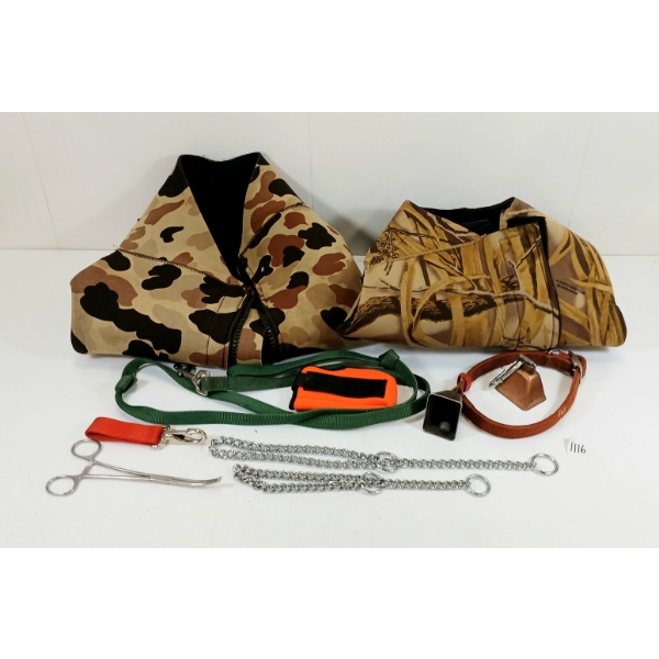 JOB LOT - DOG VESTS, COLLARS & BELLS