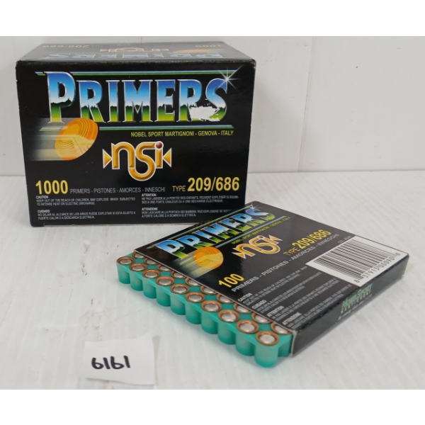 PRIMERS: 1000X NSI 209/686 PRIMERS