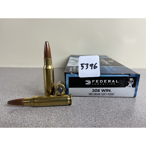 AMMO: 20X FEDERAL .308 WIN 180 GR. SP 